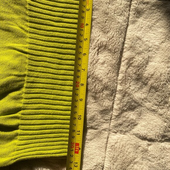 Lafayette 148 Lime Green Cowl neck knitted top - Picture 6 of 8